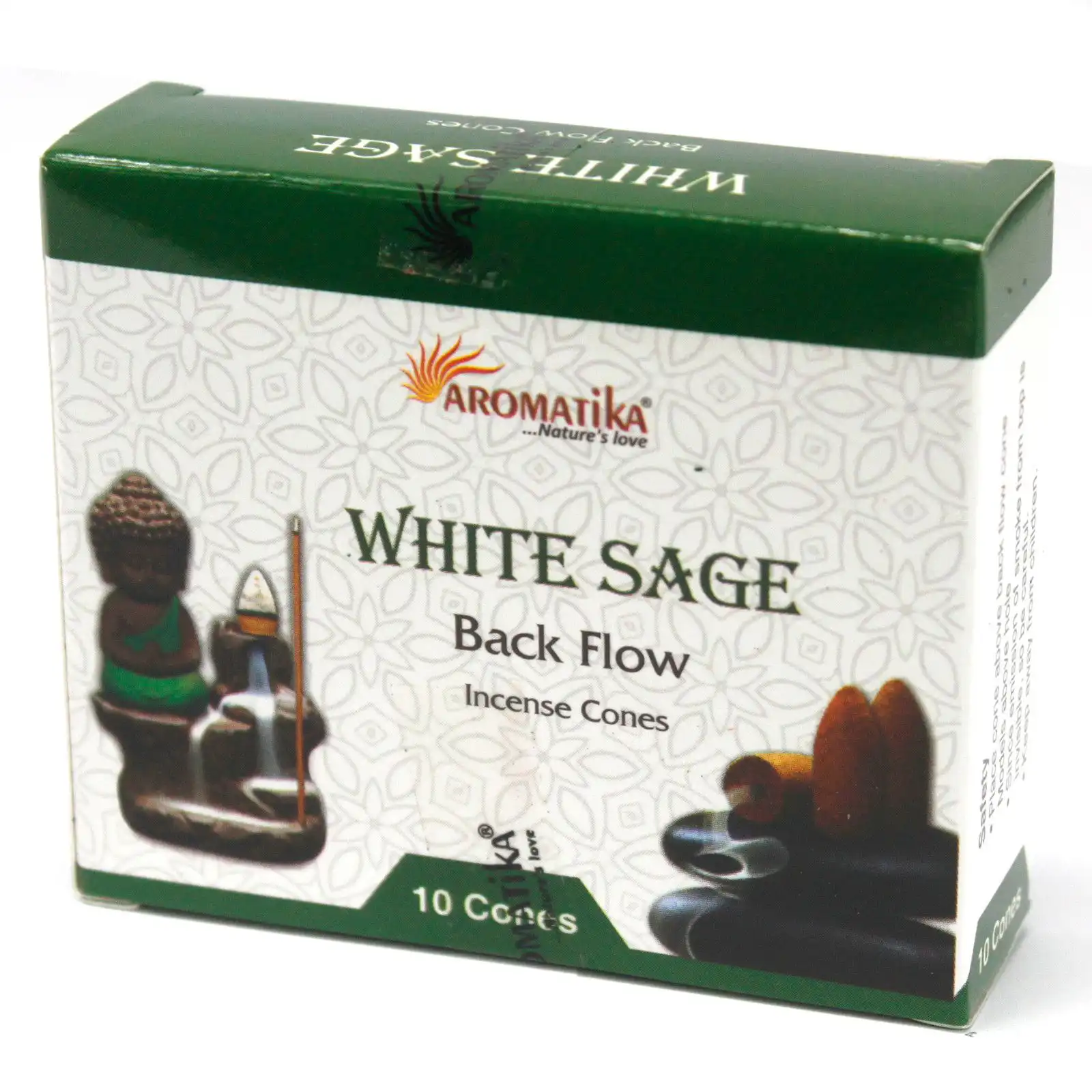 Aromatica Backflow Incense Cones – White Sage | www.artisangoods.co.uk 2 Aromatica Backflow Incense Cones – White Sage | www.artisangoods.co.uk 1