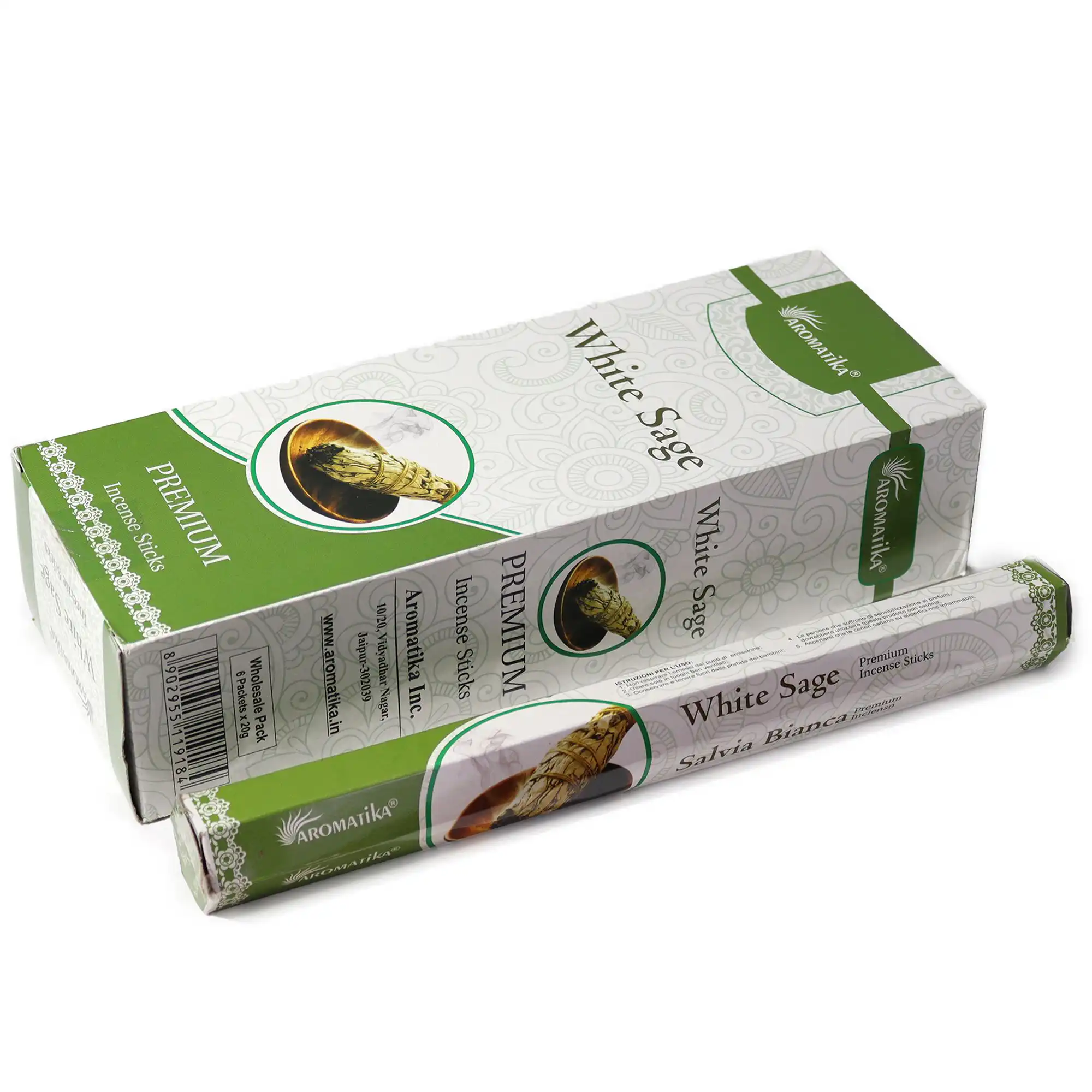 Aromatika Charcoal Free Hex Incense – White Sage | www.artisangoods.co.uk 3 Aromatika Charcoal Free Hex Incense – White Sage | www.artisangoods.co.uk 2