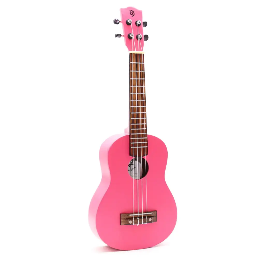Artisan Made Ukulele – Bright Pink Finish (4 String) | www.artisangoods.co.uk