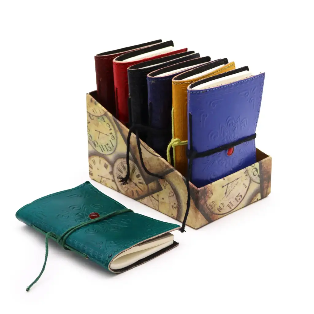 Assorted Gemstone Charkra Notebooks 9x13cm | www.artisangoods.co.uk 3 Assorted Gemstone Charkra Notebooks 9x13cm | www.artisangoods.co.uk 3