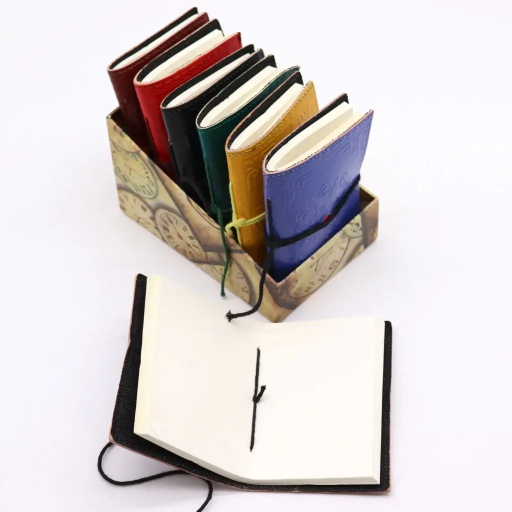 Assorted Gemstone Charkra Notebooks 9x13cm | www.artisangoods.co.uk