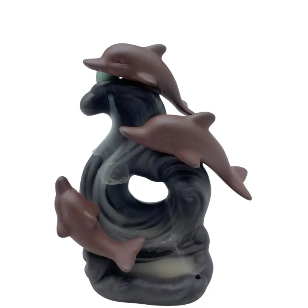 Backflow Incense Burner – Dolphin Wave | www.artisangoods.co.uk 2 Backflow Incense Burner – Dolphin Wave | www.artisangoods.co.uk 2