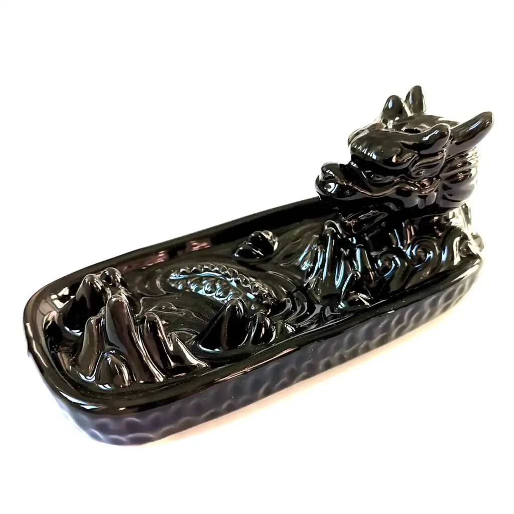 Backflow Incense Burner – Dragon in Mountain | www.artisangoods.co.uk