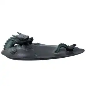 Backflow Incense Burner – Dragon in Pool with Surprising Details | www.artisangoods.co.uk 1