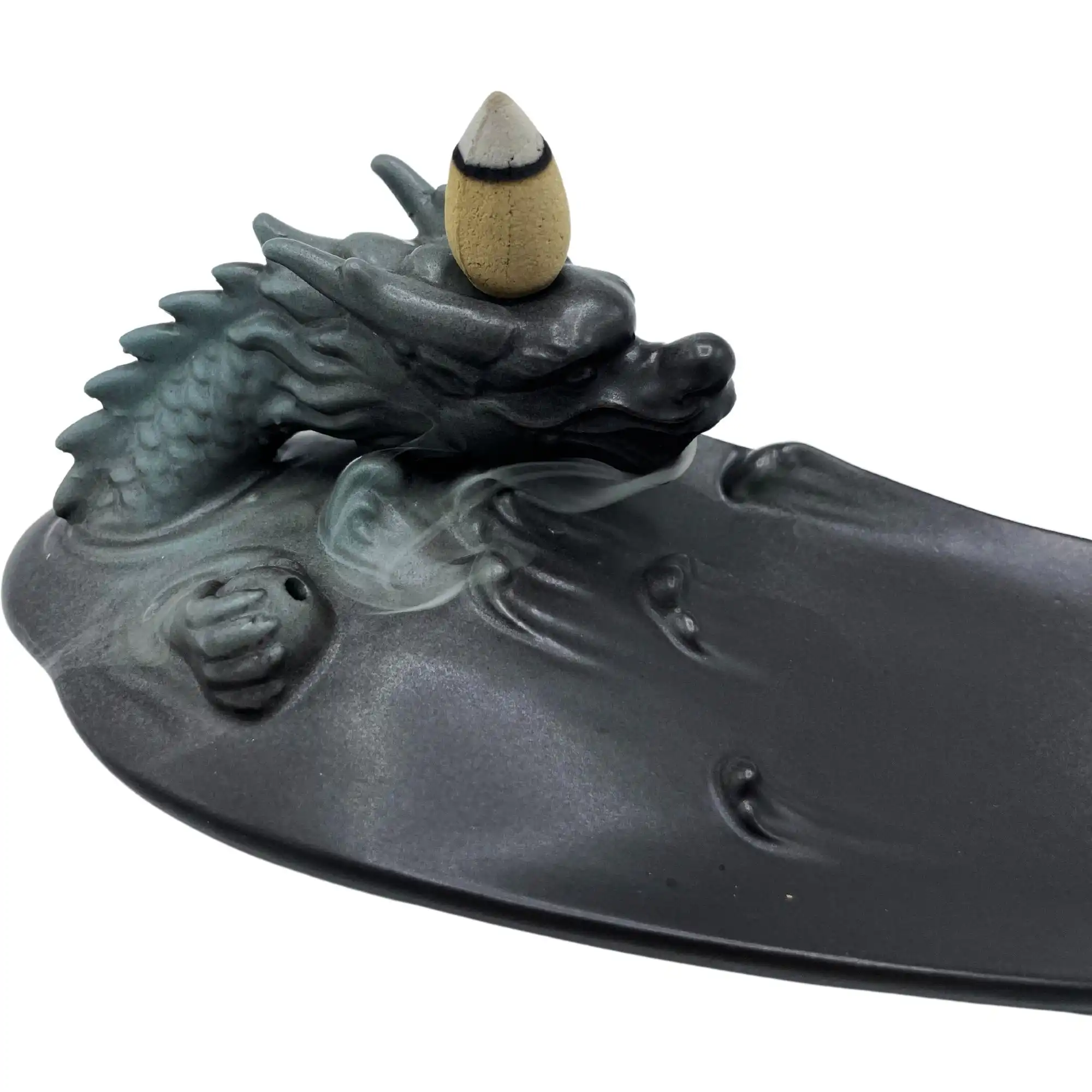 Backflow Incense Burner – Dragon in Pool with Surprising Details | www.artisangoods.co.uk 3 Backflow Incense Burner – Dragon in Pool with Surprising Details | www.artisangoods.co.uk 2