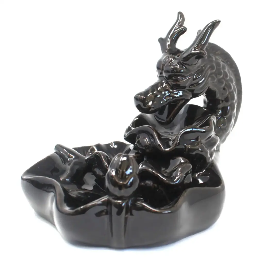 Backflow Incense Burner – Large Dragon Pool | www.artisangoods.co.uk