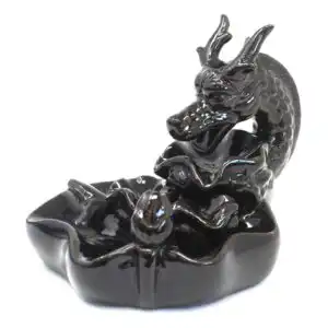 Backflow Incense Burner – Large Dragon Pool | www.artisangoods.co.uk 1