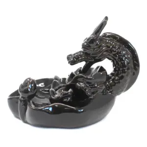 Backflow Incense Burner – Large Dragon Pool | www.artisangoods.co.uk 3
