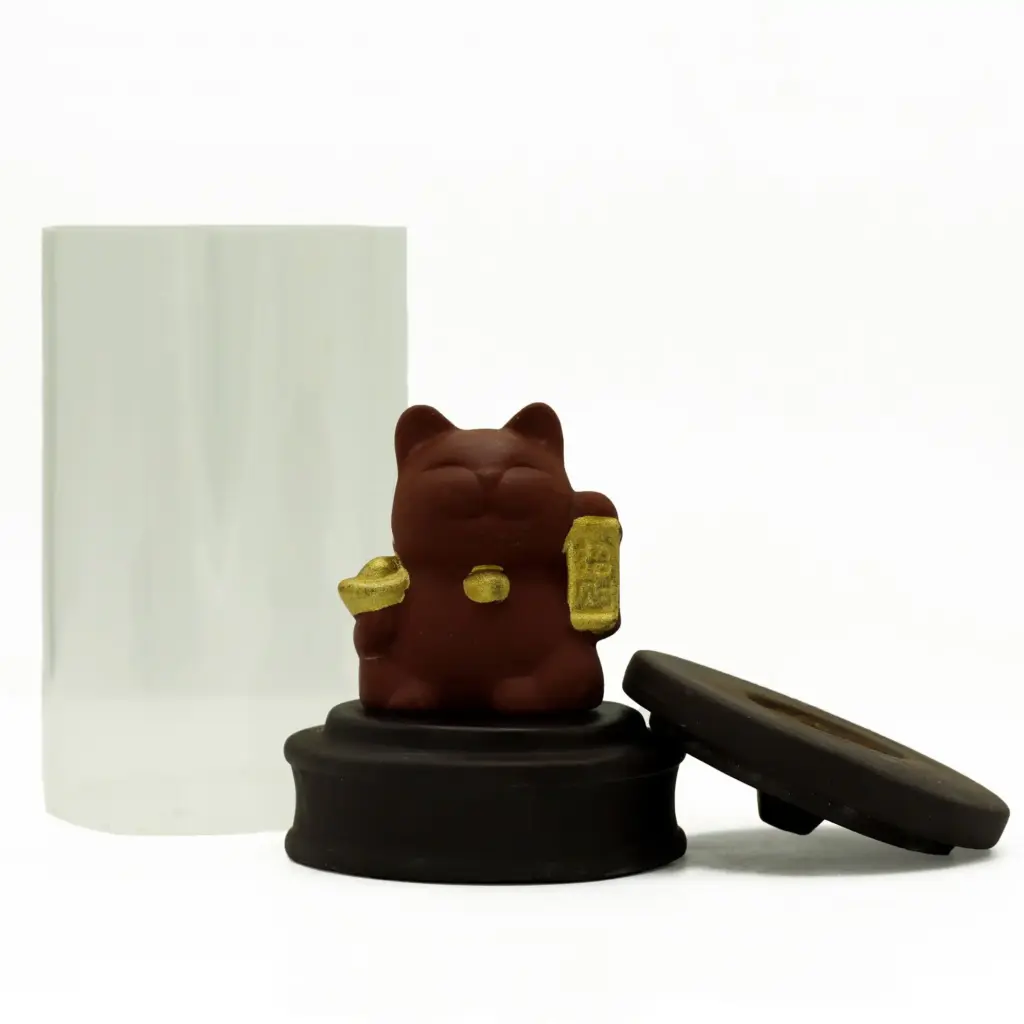 Backflow Incense Burner – Money Cat Tube | www.artisangoods.co.uk 2
