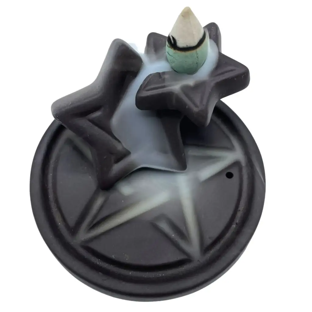 Backflow Incense Burner – Pentagon Falls | www.artisangoods.co.uk 2 Backflow Incense Burner – Pentagon Falls | www.artisangoods.co.uk 2