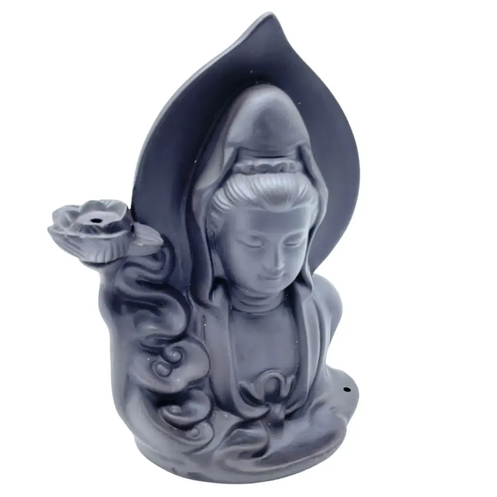 Backflow Incense Burner – Serene Buddha | www.artisangoods.co.uk