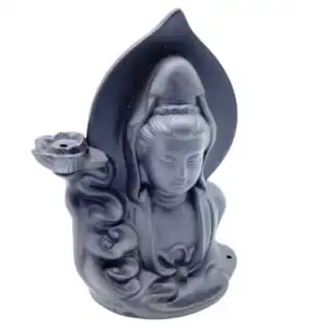 Backflow Incense Burner – Serene Buddha | www.artisangoods.co.uk 1