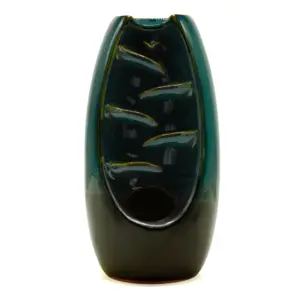 Backflow Incense Burner – Serine Oval Cascade | www.artisangoods.co.uk 2
