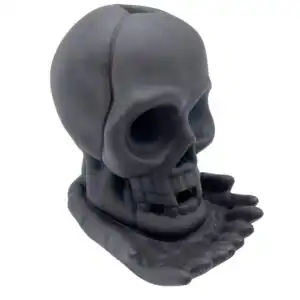 Backflow Incense Burner – Weeping Skull (with light) | www.artisangoods.co.uk 1