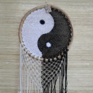 Bali Dream Catchers – Extra Large Ying Yang D: 50cm | www.artisangoods.co.uk 5