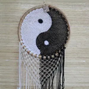Bali Dream Catchers – Extra Large Ying Yang D: 50cm | www.artisangoods.co.uk 4