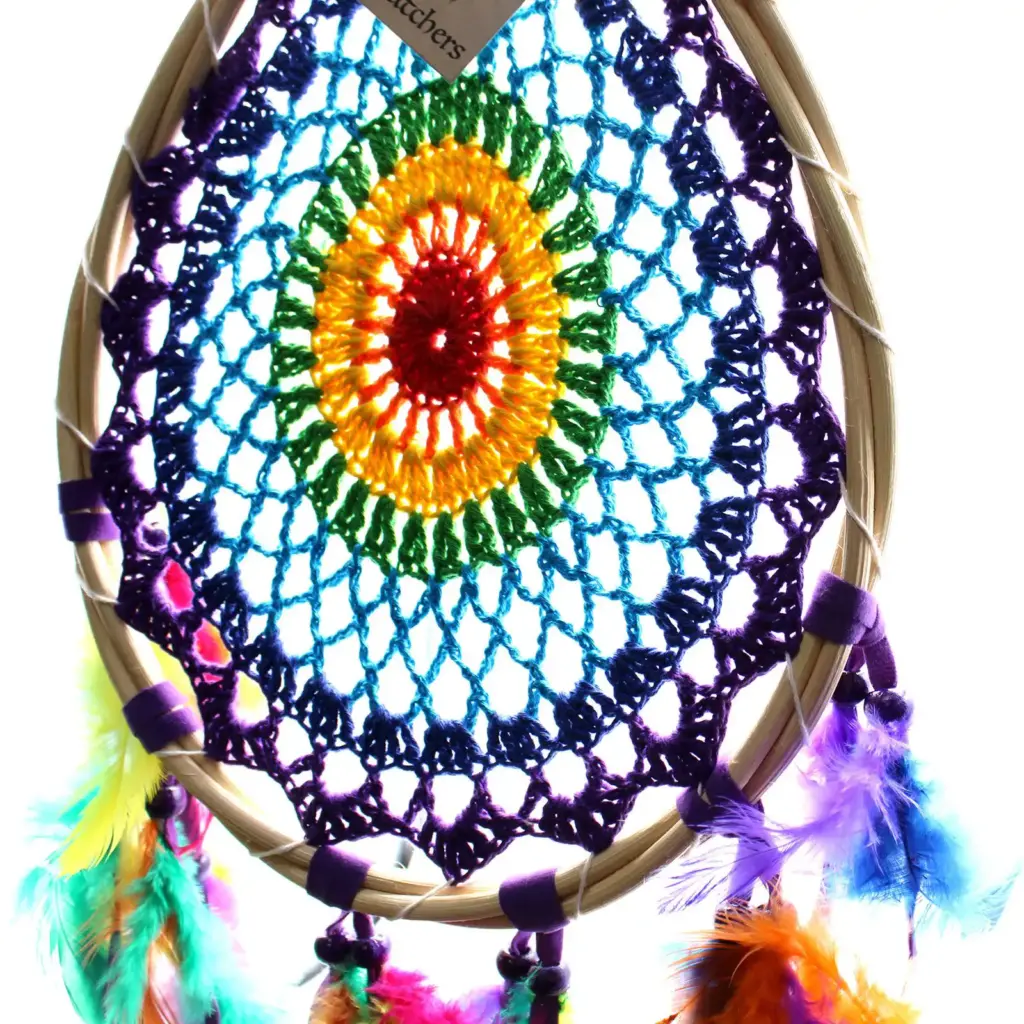 Bali Dream Catchers – Med Multi Teardrop | www.artisangoods.co.uk 5
