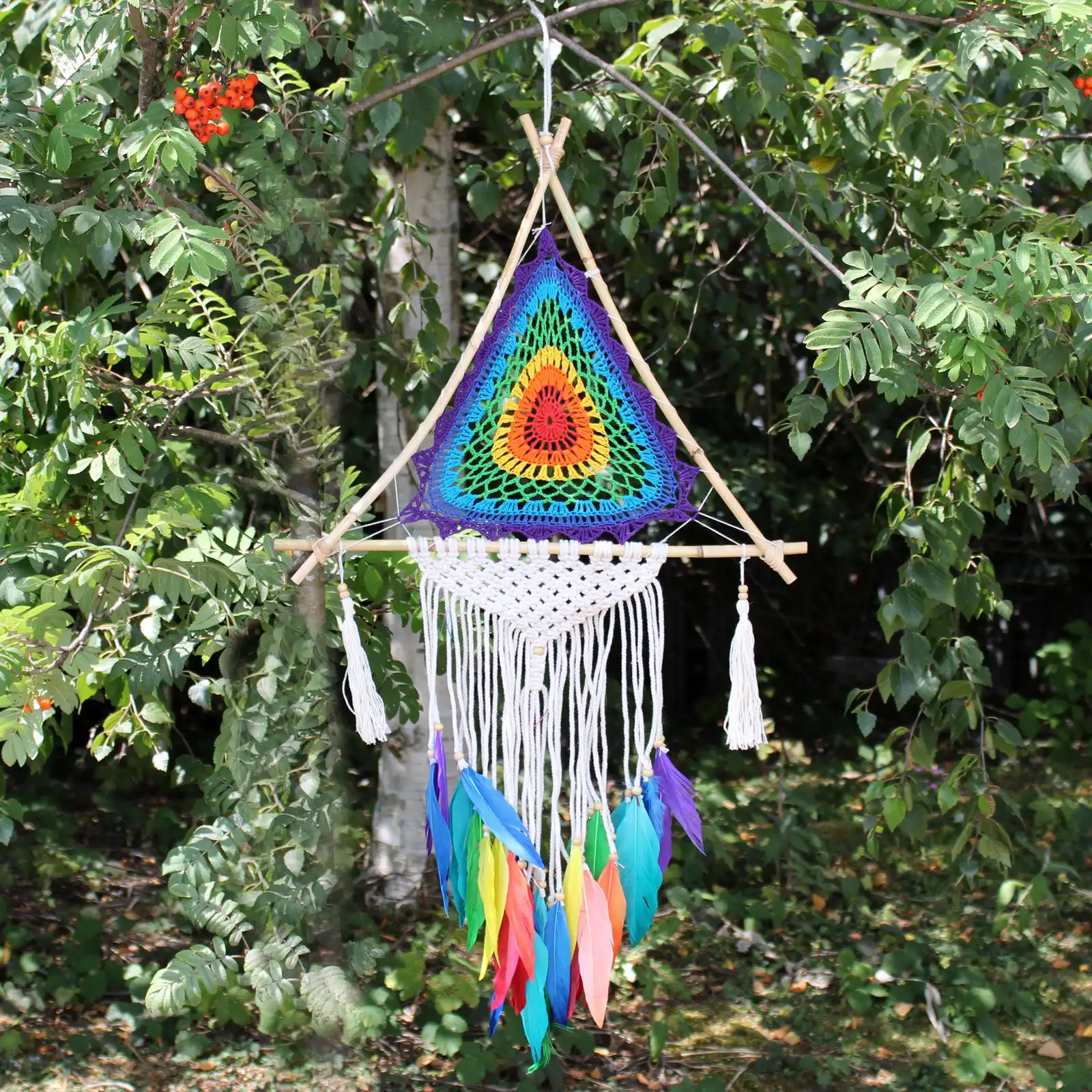 Bali Dreamcatchers – Large Multi Pyramid | www.artisangoods.co.uk 2 Bali Dreamcatchers – Large Multi Pyramid | www.artisangoods.co.uk 1