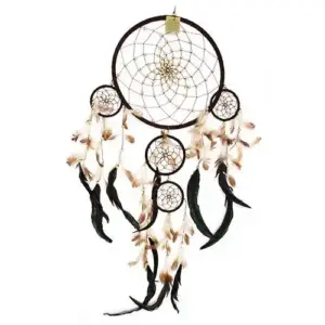 Bali Dreamcatchers – Large Round – Cream/Coffee/Choc | www.artisangoods.co.uk 4