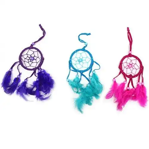 Bali Dreamcatchers – Small Round – Turq/Pink/Purp | www.artisangoods.co.uk 3 Bali Dreamcatchers – Small Round – Turq/Pink/Purp | www.artisangoods.co.uk 2