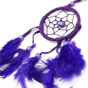 Bali Dreamcatchers – Small Round – Turq/Pink/Purp | www.artisangoods.co.uk 1