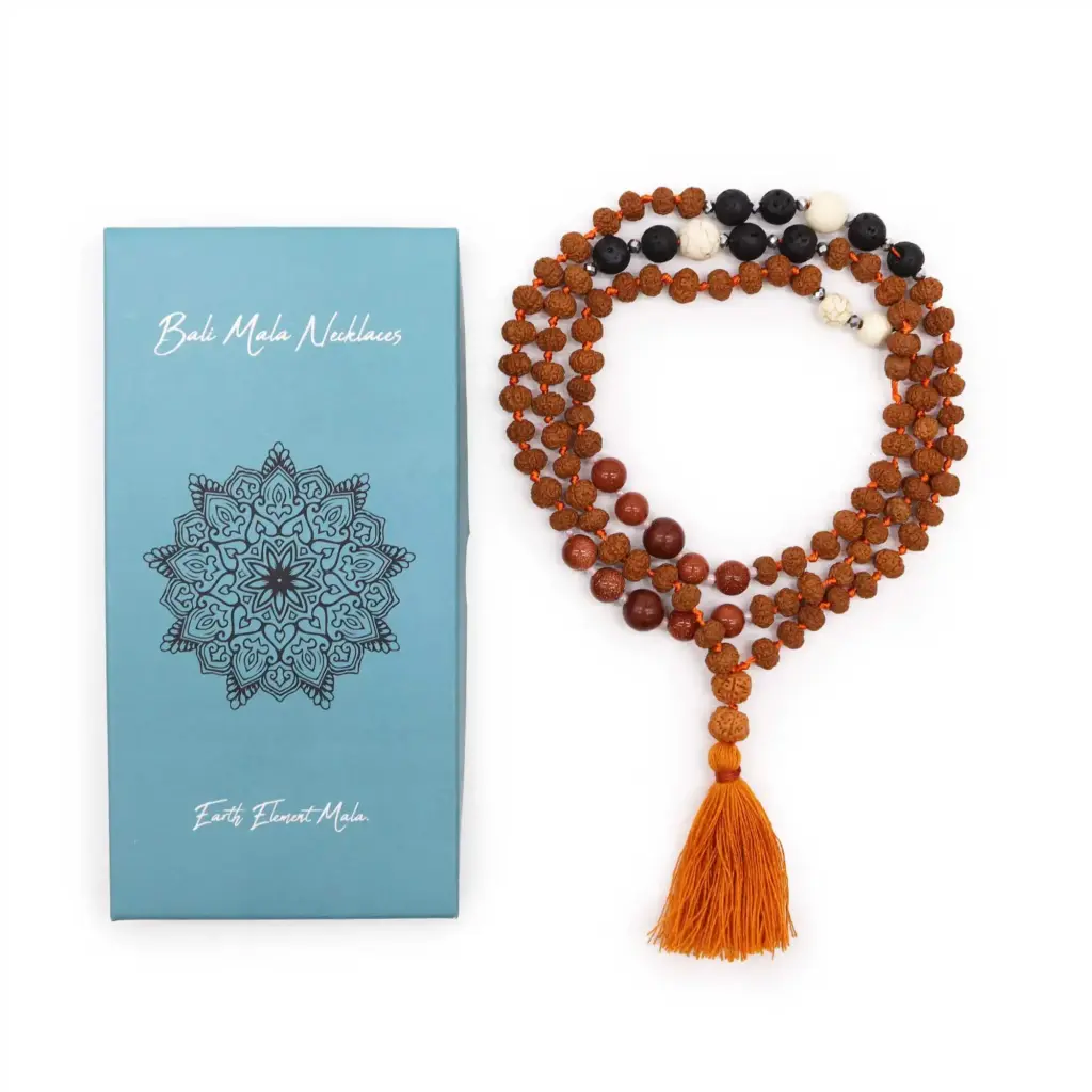 Bali Mala Necklace – Earth Element | www.artisangoods.co.uk