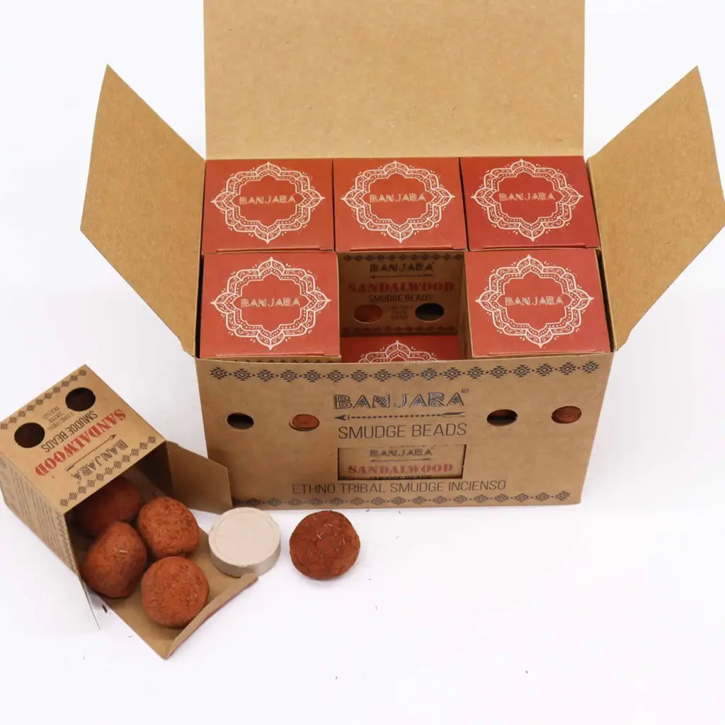 Banjara Smudge Beads – Sandalwood | www.artisangoods.co.uk 2 Banjara Smudge Beads – Sandalwood | www.artisangoods.co.uk 2