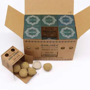 Banjara Smudge Beads – White Sage | www.artisangoods.co.uk 2
