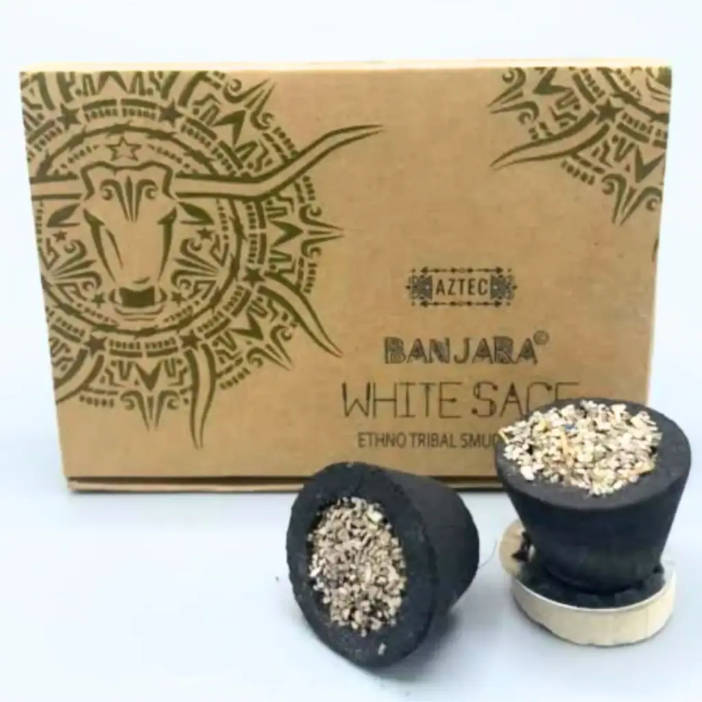 Banjara Smudge Cups – White Sage | www.artisangoods.co.uk 2
