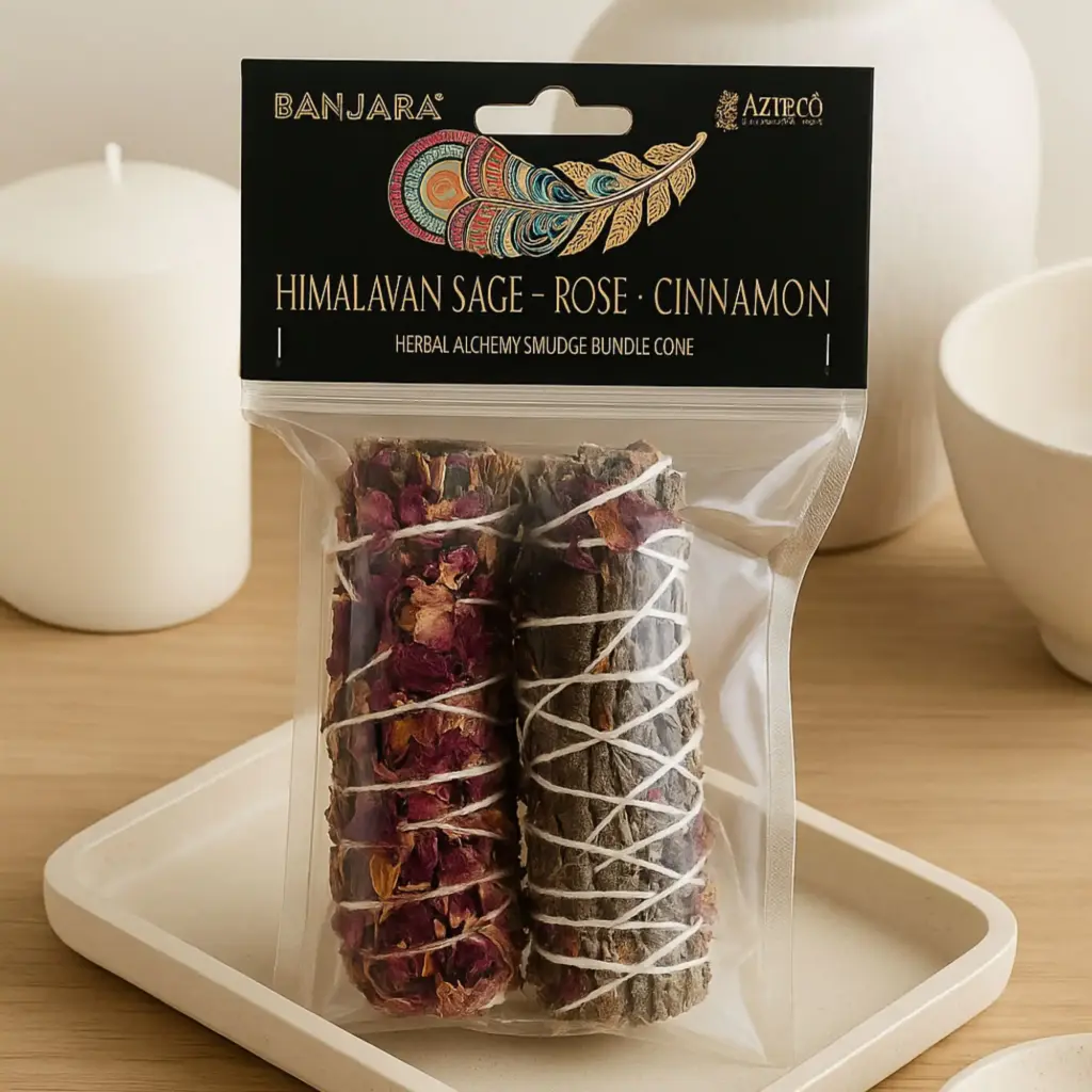 Banjara Smudge – Vetiver and Pachuli | www.artisangoods.co.uk 3