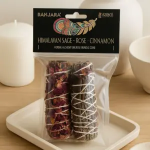 Banjara Smudge – Vetiver and Pachuli | www.artisangoods.co.uk 3