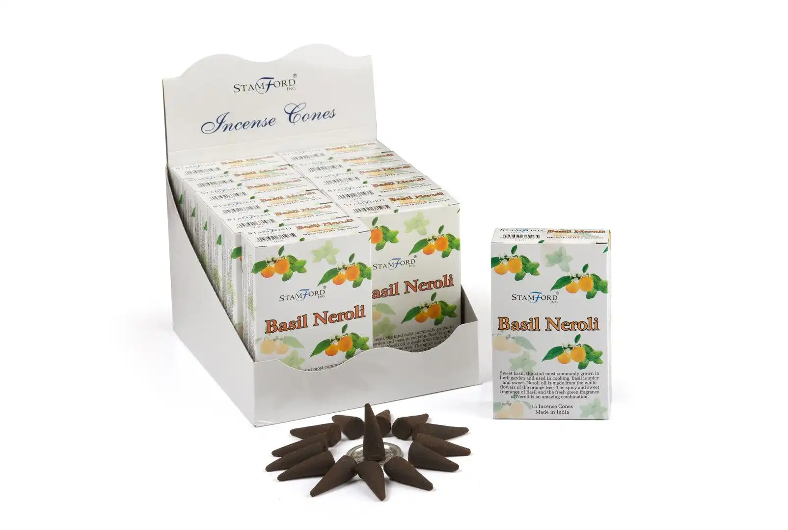 Basil & Neroli Incense Cones | www.artisangoods.co.uk 2 Basil & Neroli Incense Cones | www.artisangoods.co.uk
