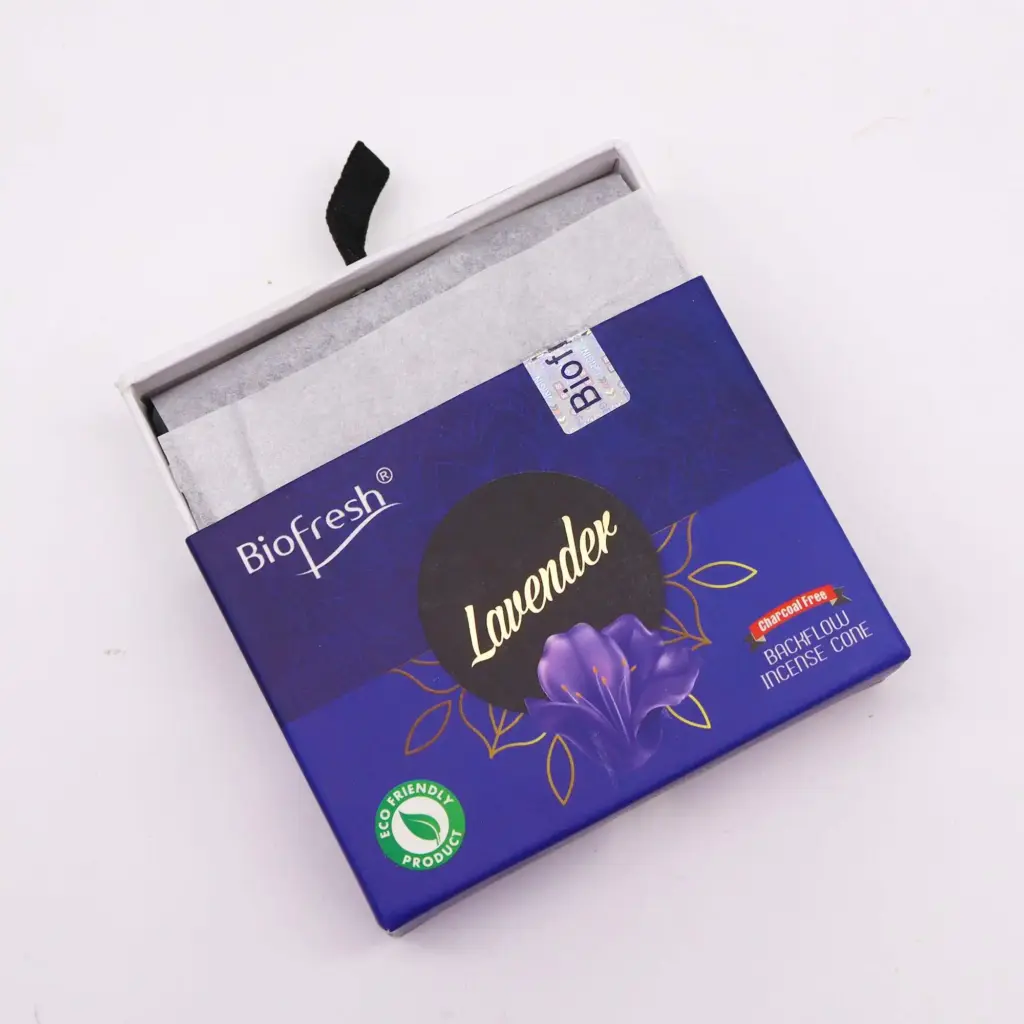 Biofresh Backflow Incense Cones – Lavender | www.artisangoods.co.uk 3