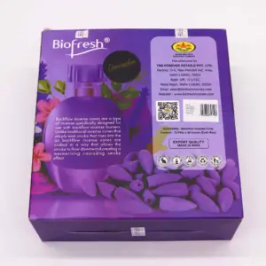 Biofresh Backflow Incense Cones – Lavender | www.artisangoods.co.uk 5