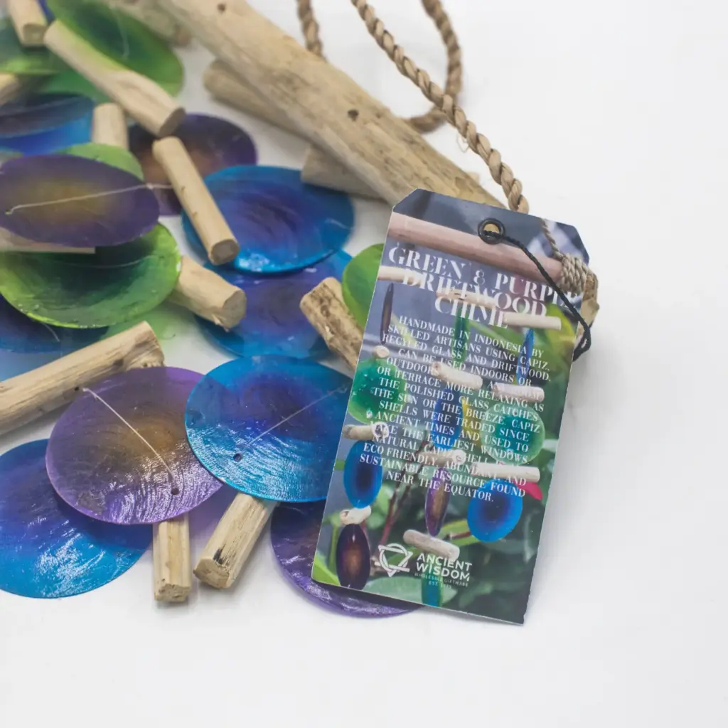 Blue Driftwood Chime | www.artisangoods.co.uk 6