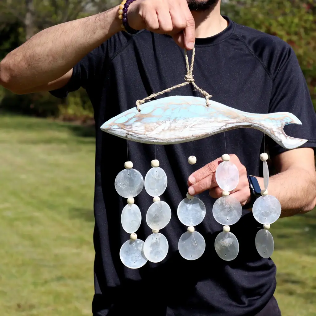 Bluewash Fish Carving and Natural Copis Drop | www.artisangoods.co.uk 2