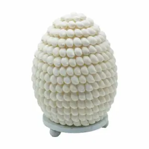 Boho Sea Shell Lamp – Buting Shell Oval – 15cm | www.artisangoods.co.uk 4