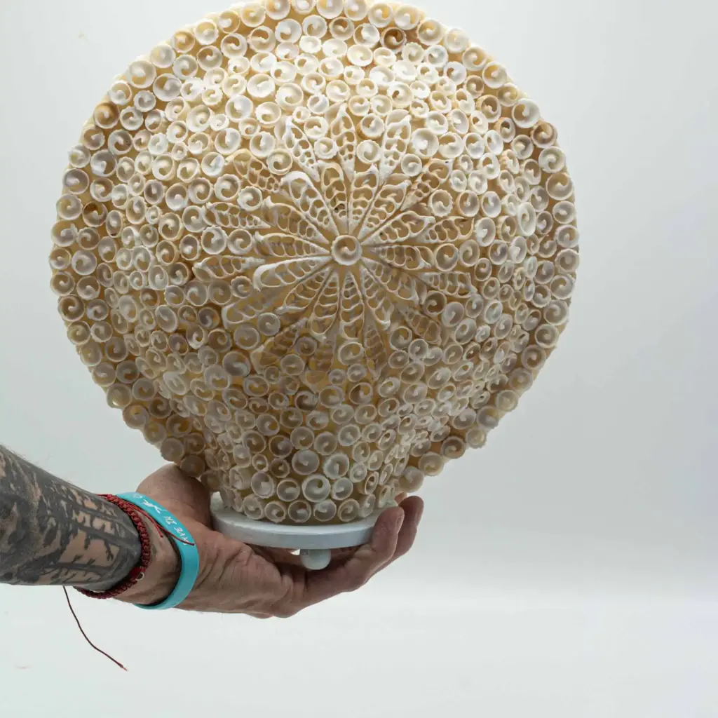 Boho Sea Shell Lamp – Cut Art Shell Large Round – 30cm | www.artisangoods.co.uk 6 Boho Sea Shell Lamp – Cut Art Shell Large Round – 30cm | www.artisangoods.co.uk 6