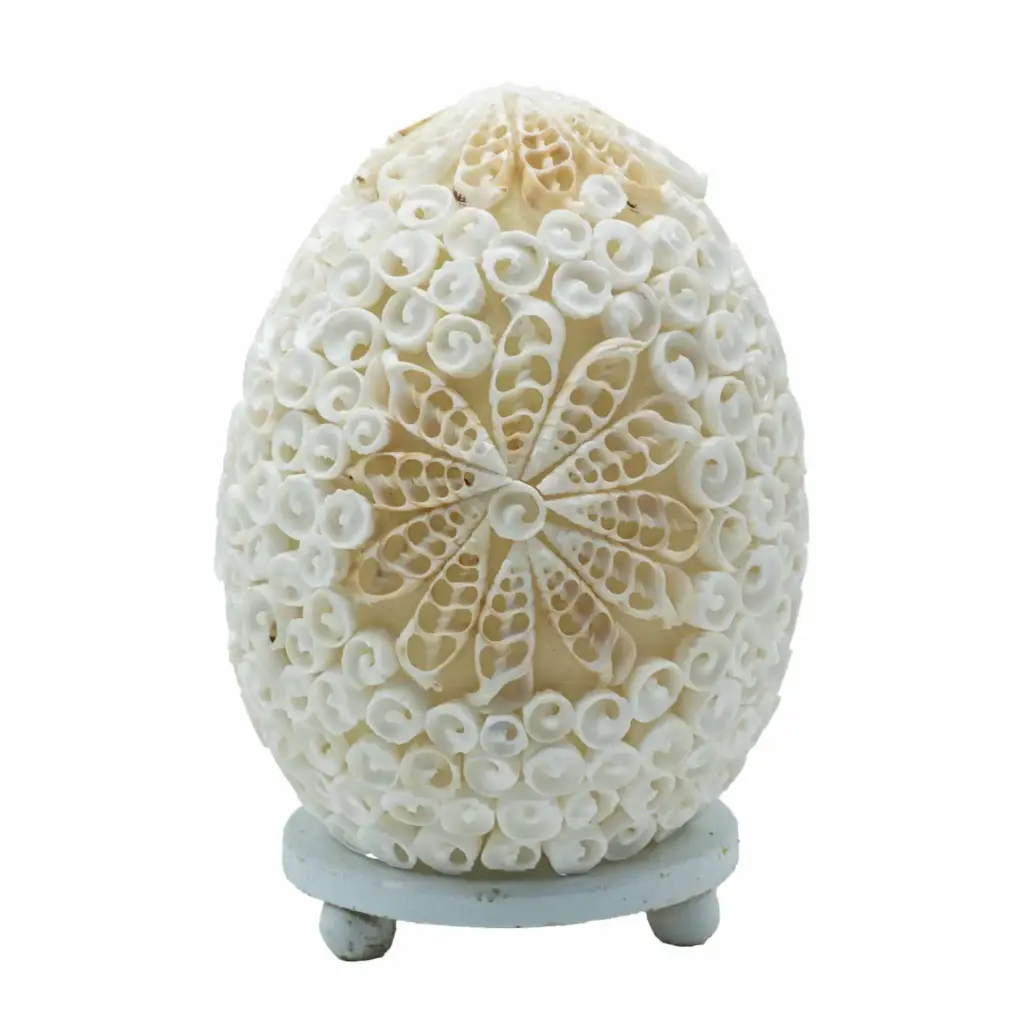 Boho Sea Shell Lamp – Cut Art Shell Oval – 15cm | www.artisangoods.co.uk 2