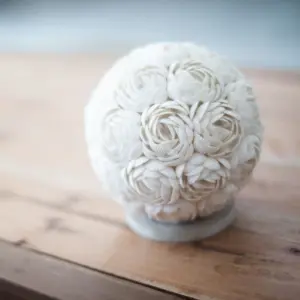 Boho Sea Shell Lamp – Rose Globe – 15cm | www.artisangoods.co.uk 2