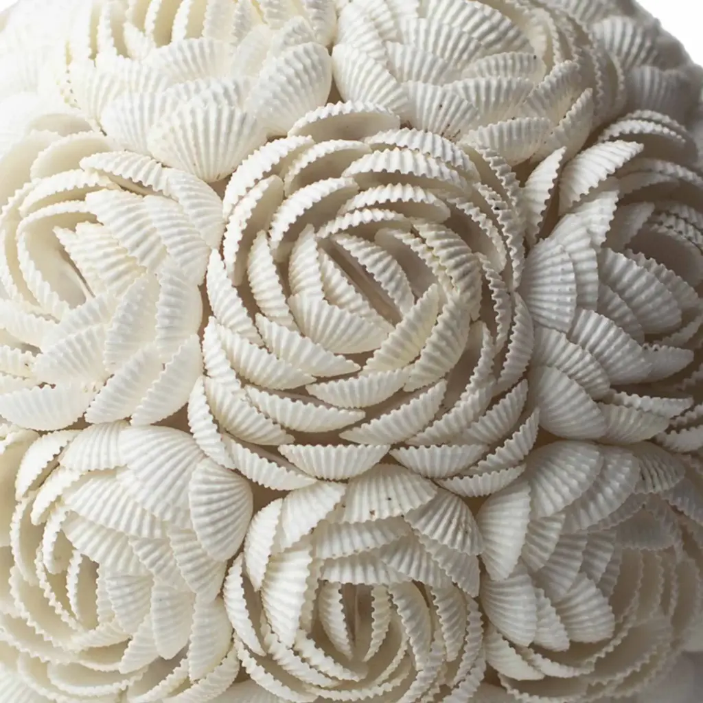 Boho Sea Shell Lamp – Rose Oval – 15cm | www.artisangoods.co.uk 2