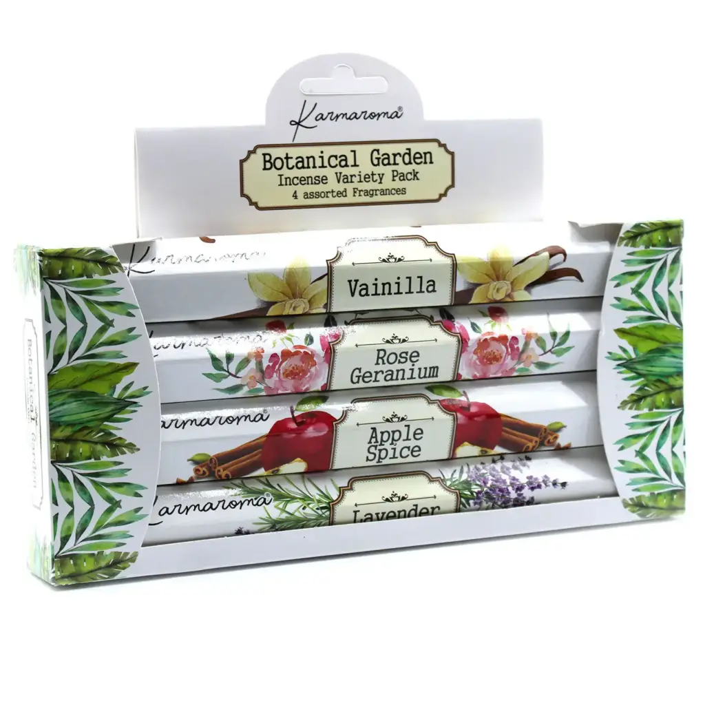 Botanical Garden Incense Gift Set  – 4 Assorted Fragrances | www.artisangoods.co.uk