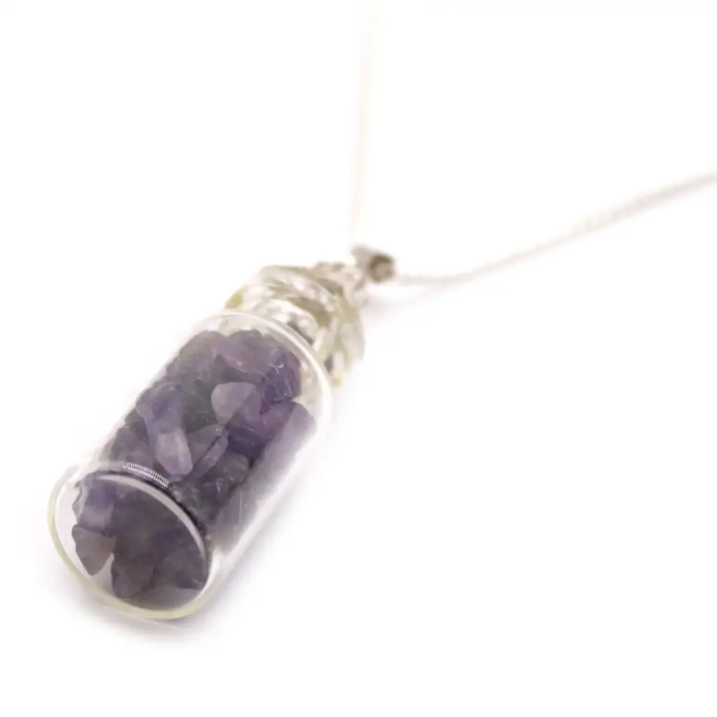 Bottled Gemstones Necklace – Amethyst | www.artisangoods.co.uk 5