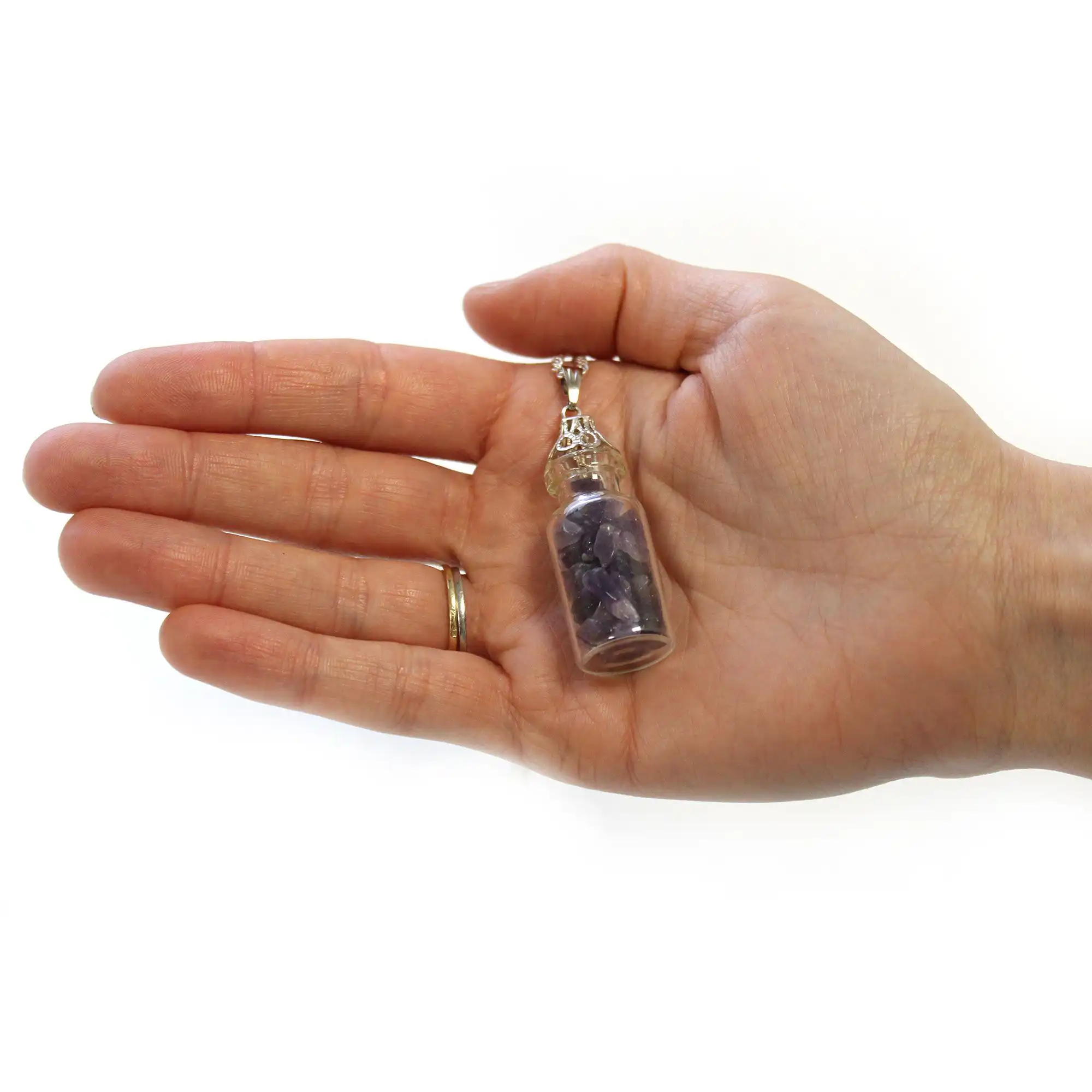 Bottled Gemstones Necklace – Amethyst | www.artisangoods.co.uk 5 Bottled Gemstones Necklace – Amethyst | www.artisangoods.co.uk 4
