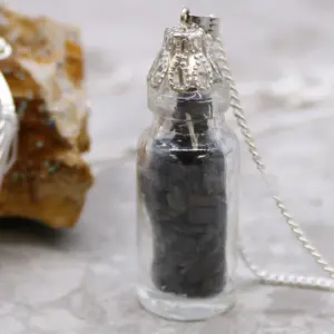 Bottled Gemstones Necklace – Black Onyx | www.artisangoods.co.uk 2