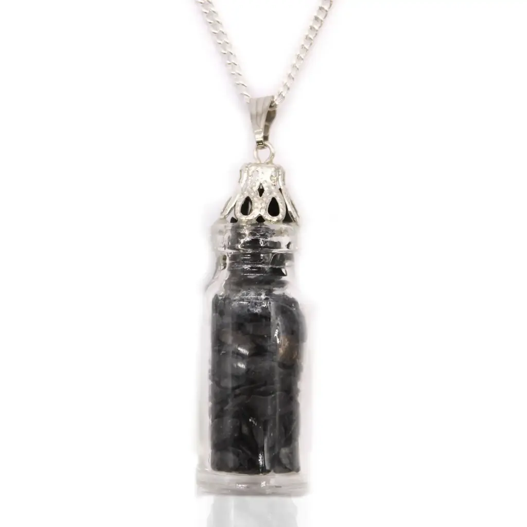 Bottled Gemstones Necklace – Black Onyx | www.artisangoods.co.uk
