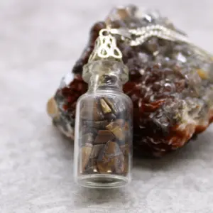 Bottled Gemstones Necklace – Tiger Eye | www.artisangoods.co.uk 5