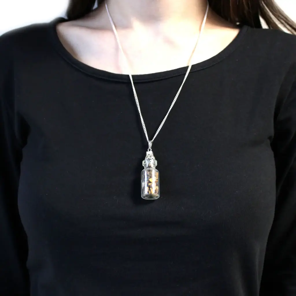 Bottled Gemstones Necklace – Tiger Eye | www.artisangoods.co.uk 4