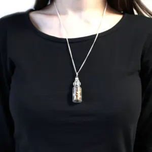 Bottled Gemstones Necklace – Tiger Eye | www.artisangoods.co.uk 4