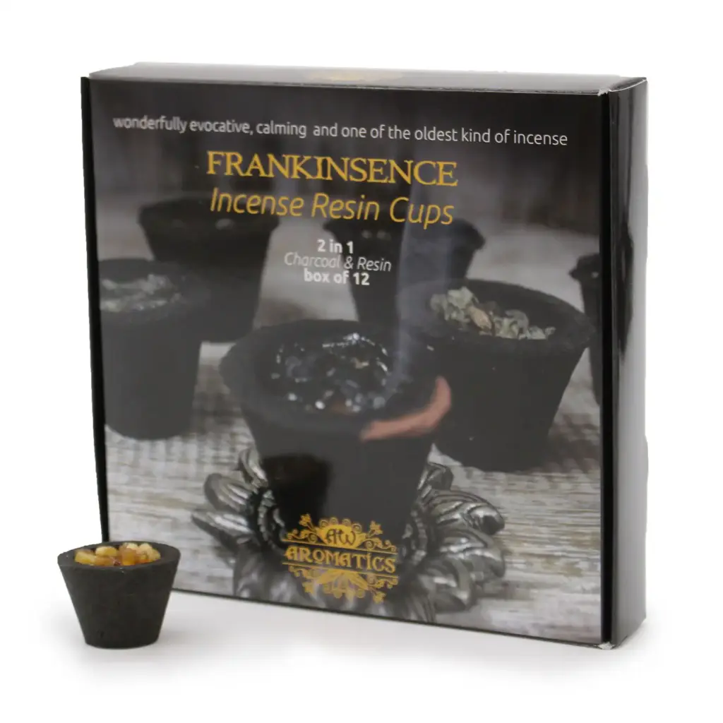 Box of 12 Resin Cups – Frankincense | www.artisangoods.co.uk